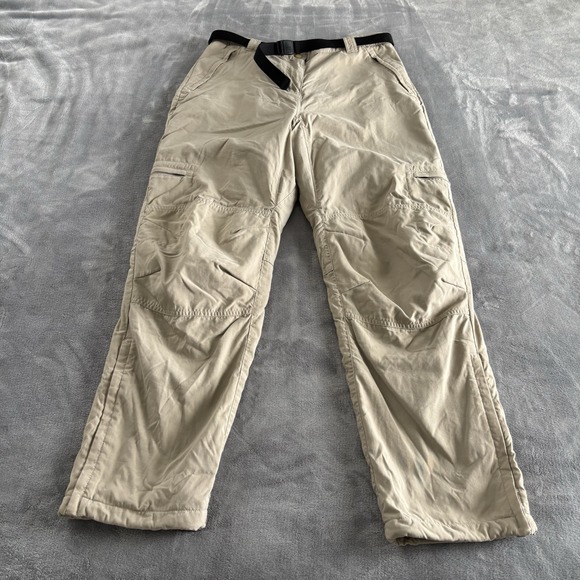 LL Bean Insulated‎ Cargo Womens Pants Convertible Zip Off Bottoms Padded Knees 7 - Picture 1 of 12